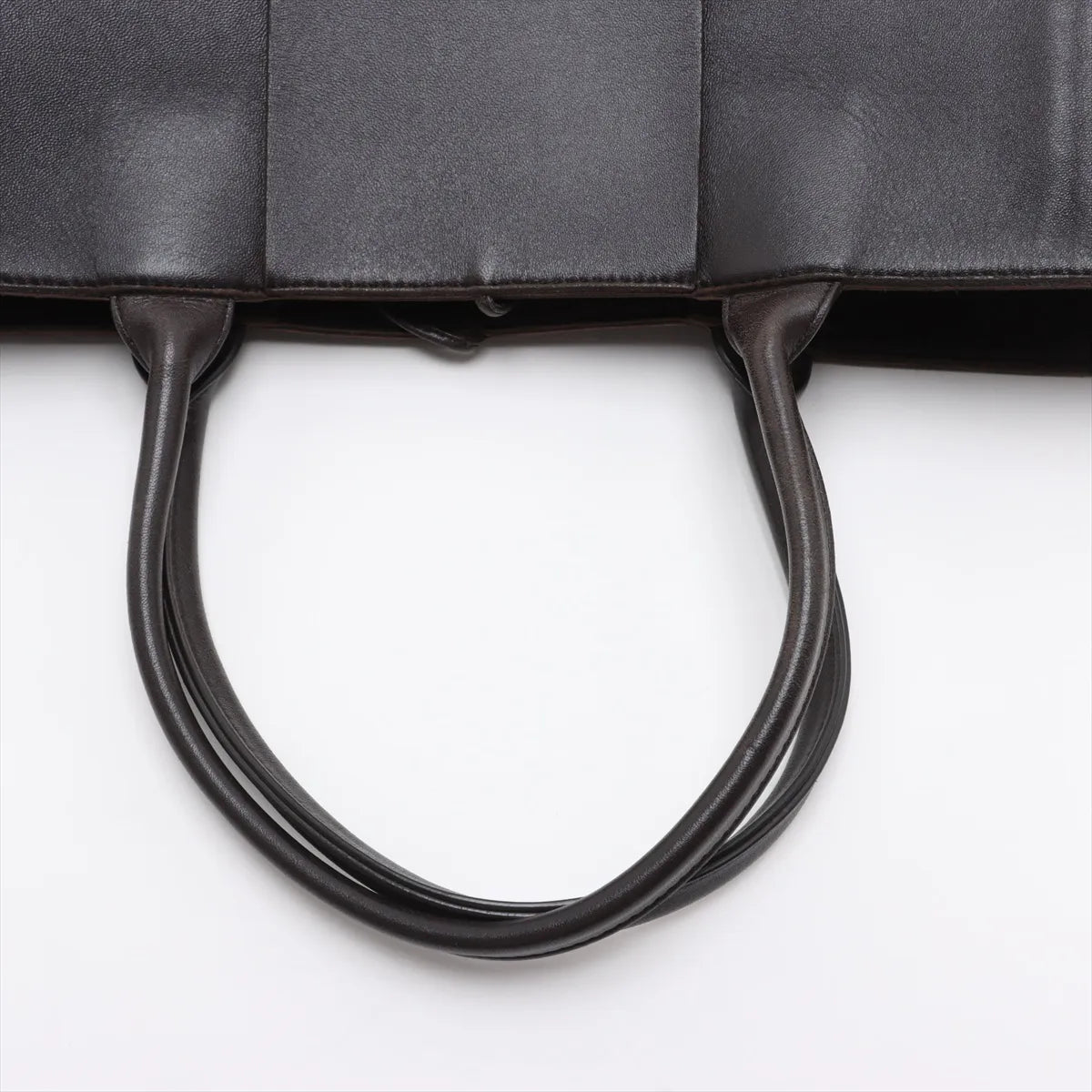 Bottega Veneta Maxi Intrecciato The Arco Tote Bag Brown