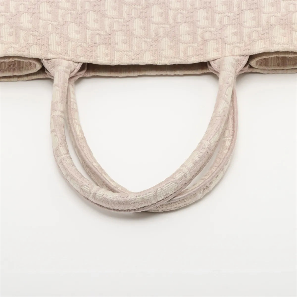 Christian Dior Oblique Book Tote Medium Canvas Bag Pink