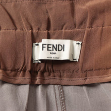 Load image into Gallery viewer, Fendi High Waist Silk Short Pant Brown