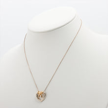 Load image into Gallery viewer, Tiffany &amp; Co. Heart Bow Gold and Silver Necklace