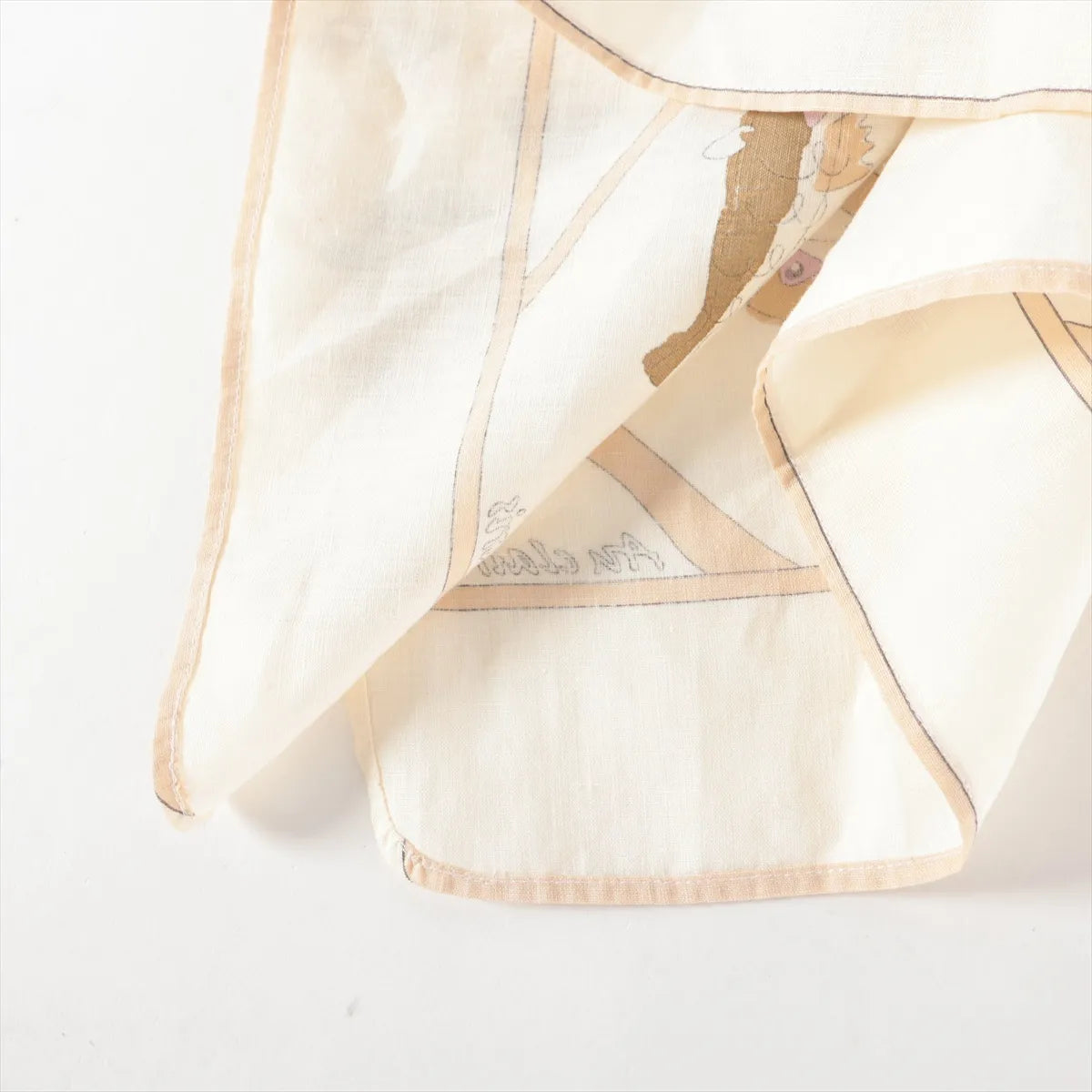 Hermes Margiela Linen Shirt Ivory