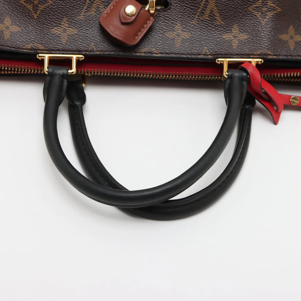 Louis Vuitton Monogram Millefeuille Shoulder Bag Cerise x Brown