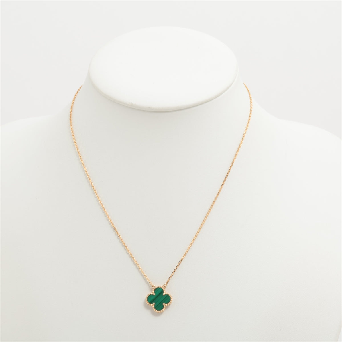 Van Cleef & Arpels Vintage Alhambra Malachite Necklace