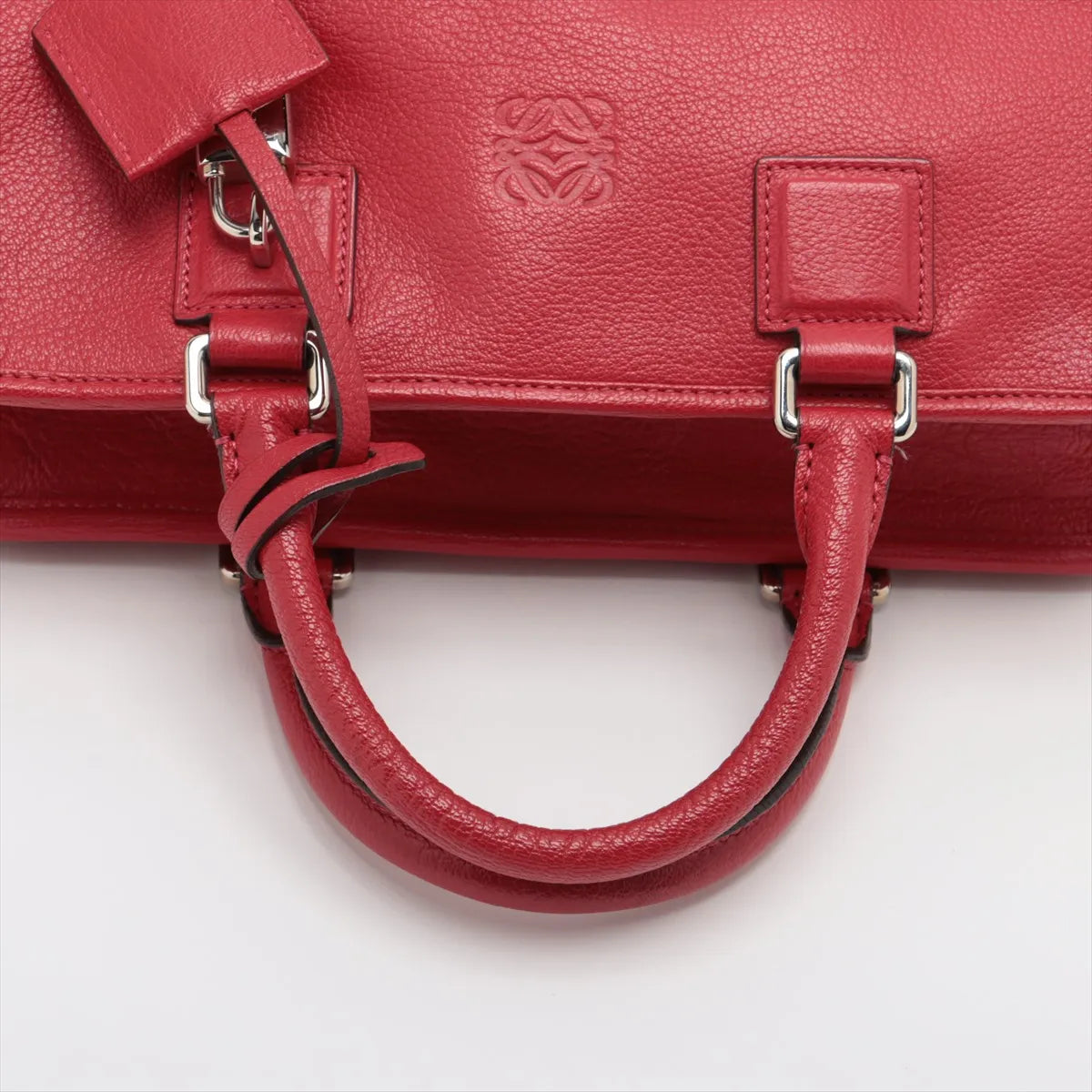 Loewe Amazona 28 Leather Handbag Red