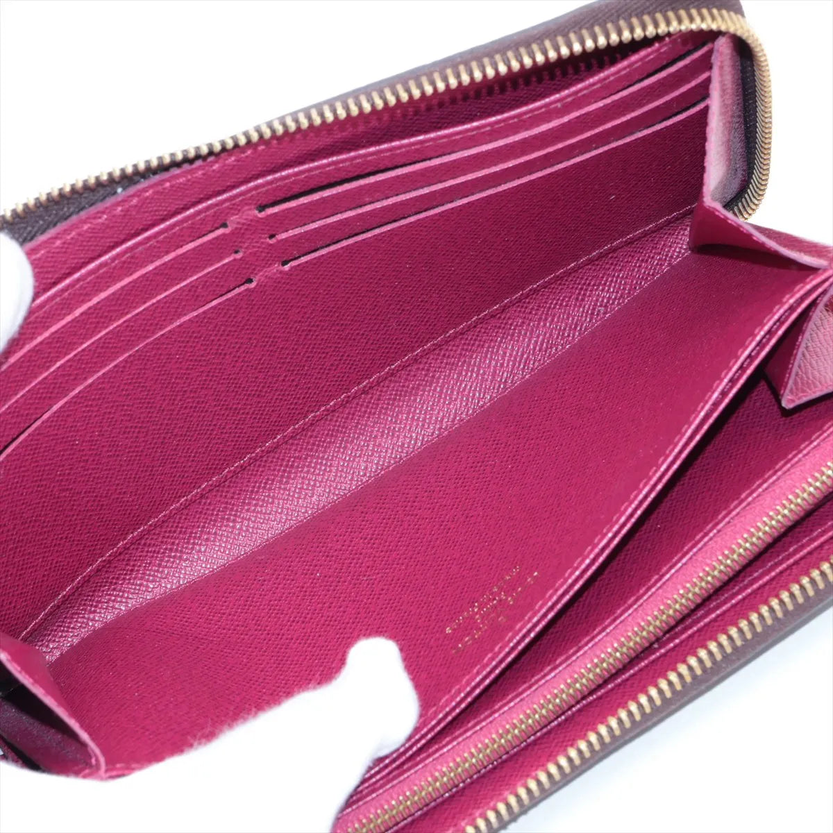 Louis Vuitton Monogram Zippy Wallet Fuchsia