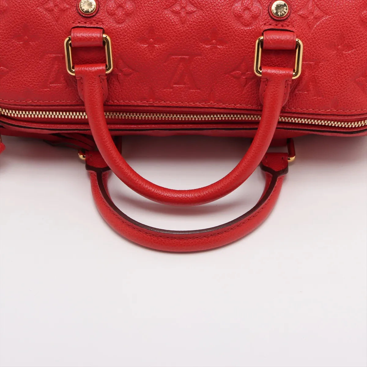 Louis Vuitton Monogram Empreinte Speedy Bandoulière 25 Red