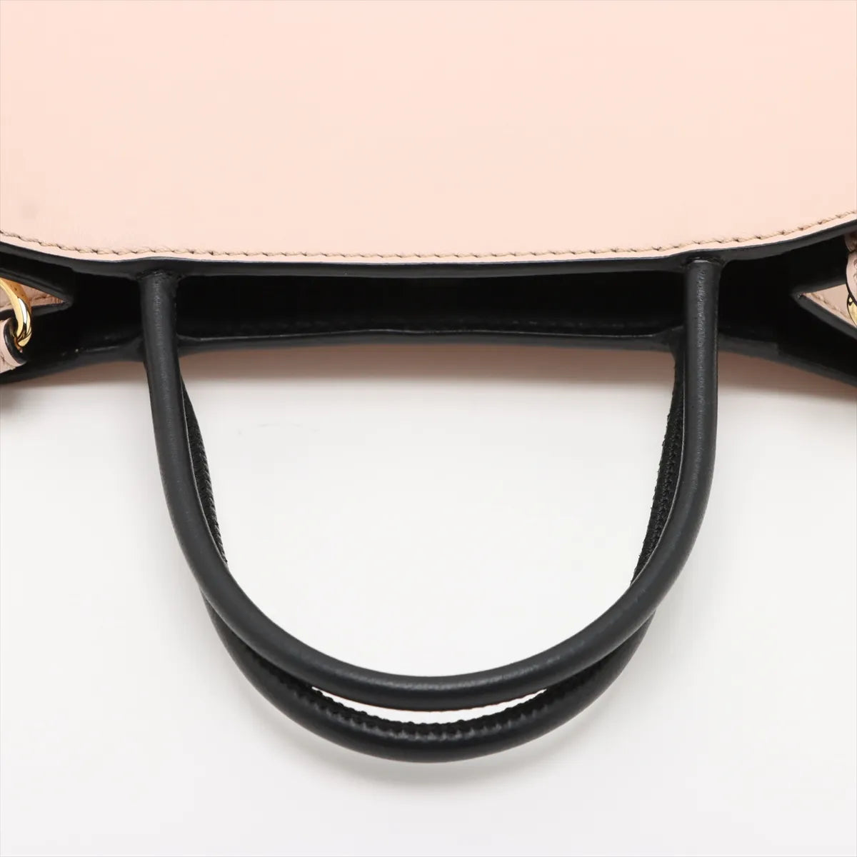Fendi Vertical Leather Two-Way Shoulder Bag Pink