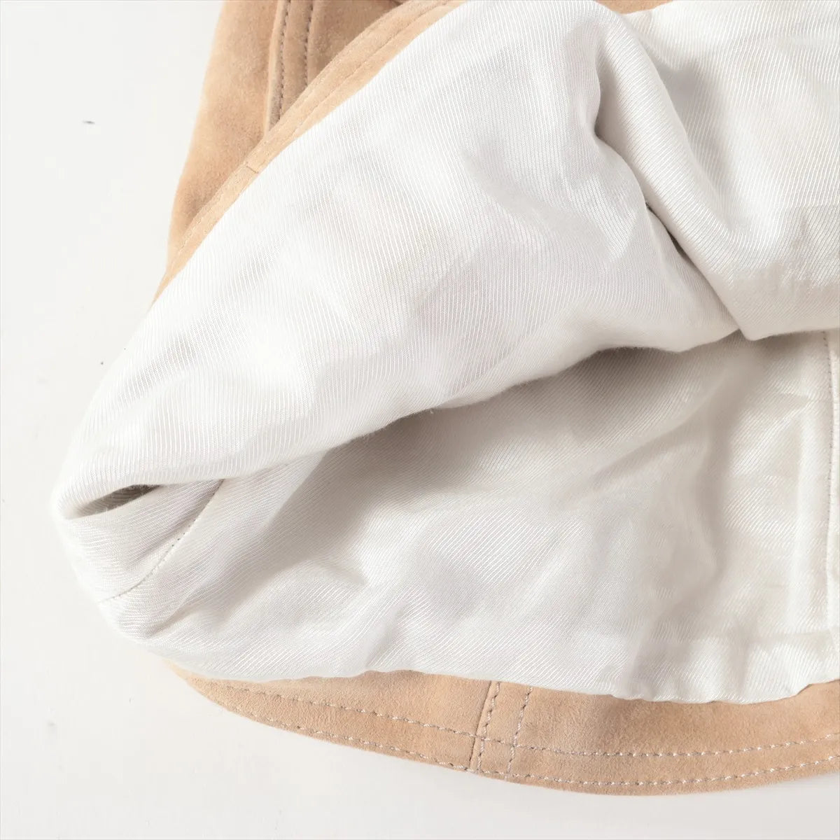 Balmain Lambskin Suede Dress Beige