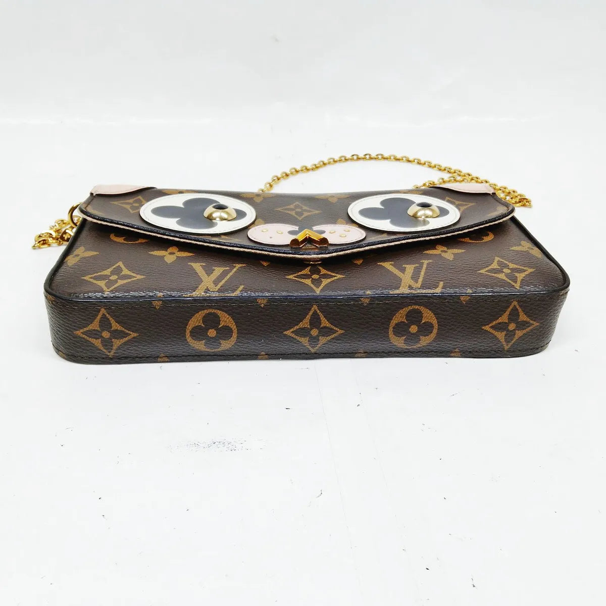 Louis Vuitton Monogram Limited Edition Valentine Dog Felicie Shoulder Bag