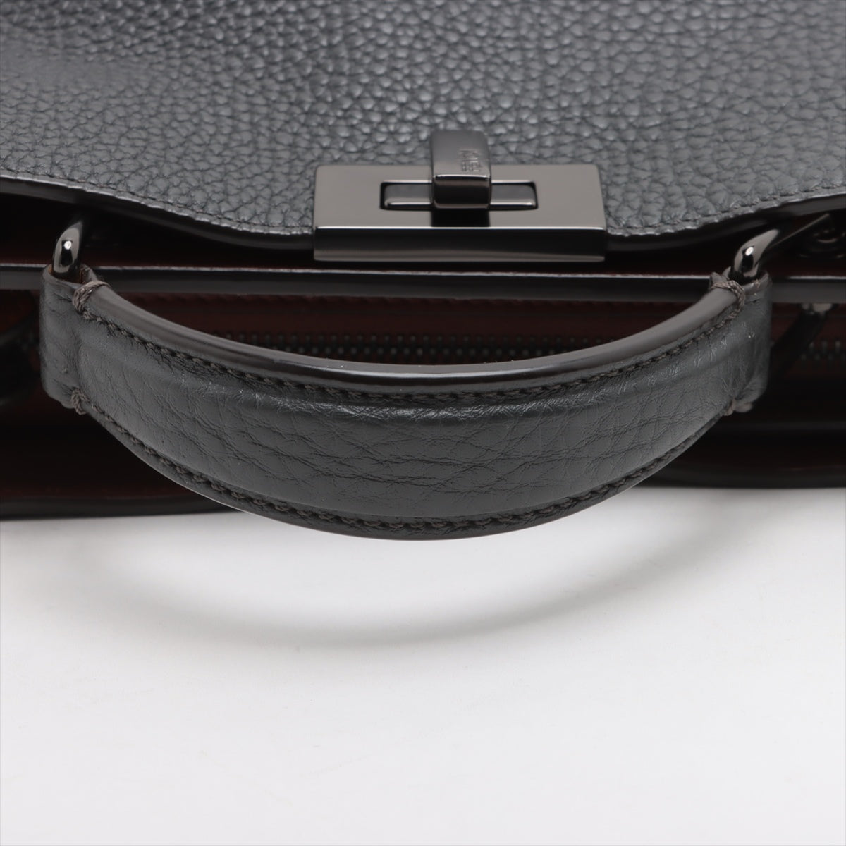 Fendi Peekaboo ISeeU Small Leather Two-Way Handbag Black * PREORDER *