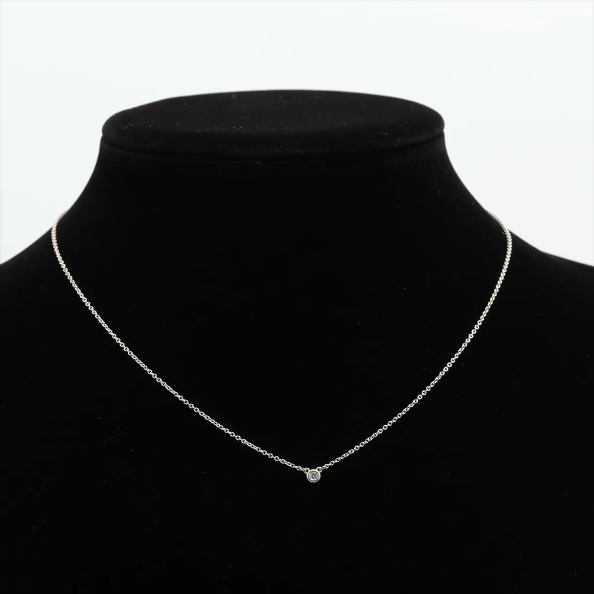 Tiffany & Co. By the Yard Diamond Necklace Silver