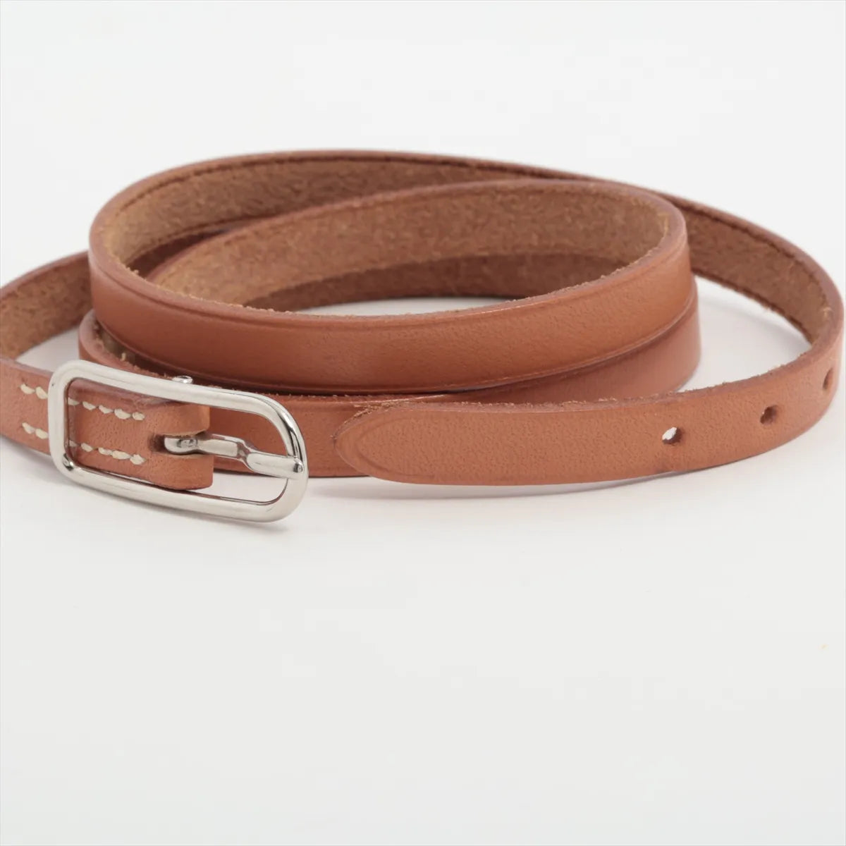 Hermes Api Leather Bracelet Gold