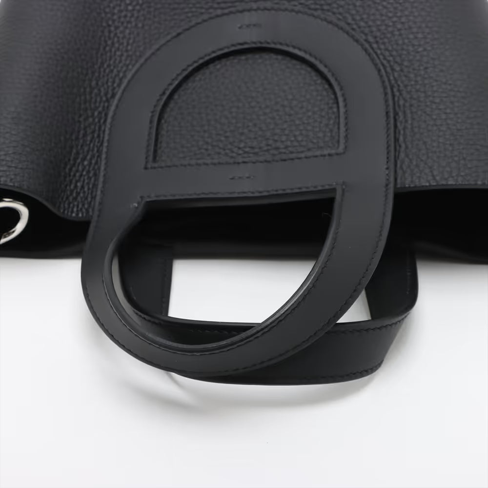 Hermès In the Loop 18 Taurillon Clemence × Veau Swift Black