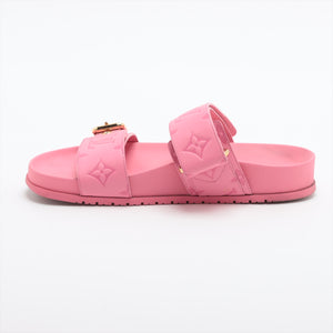 Top Louis Vuitton Bom Dia Flat Comfort Mule Pink