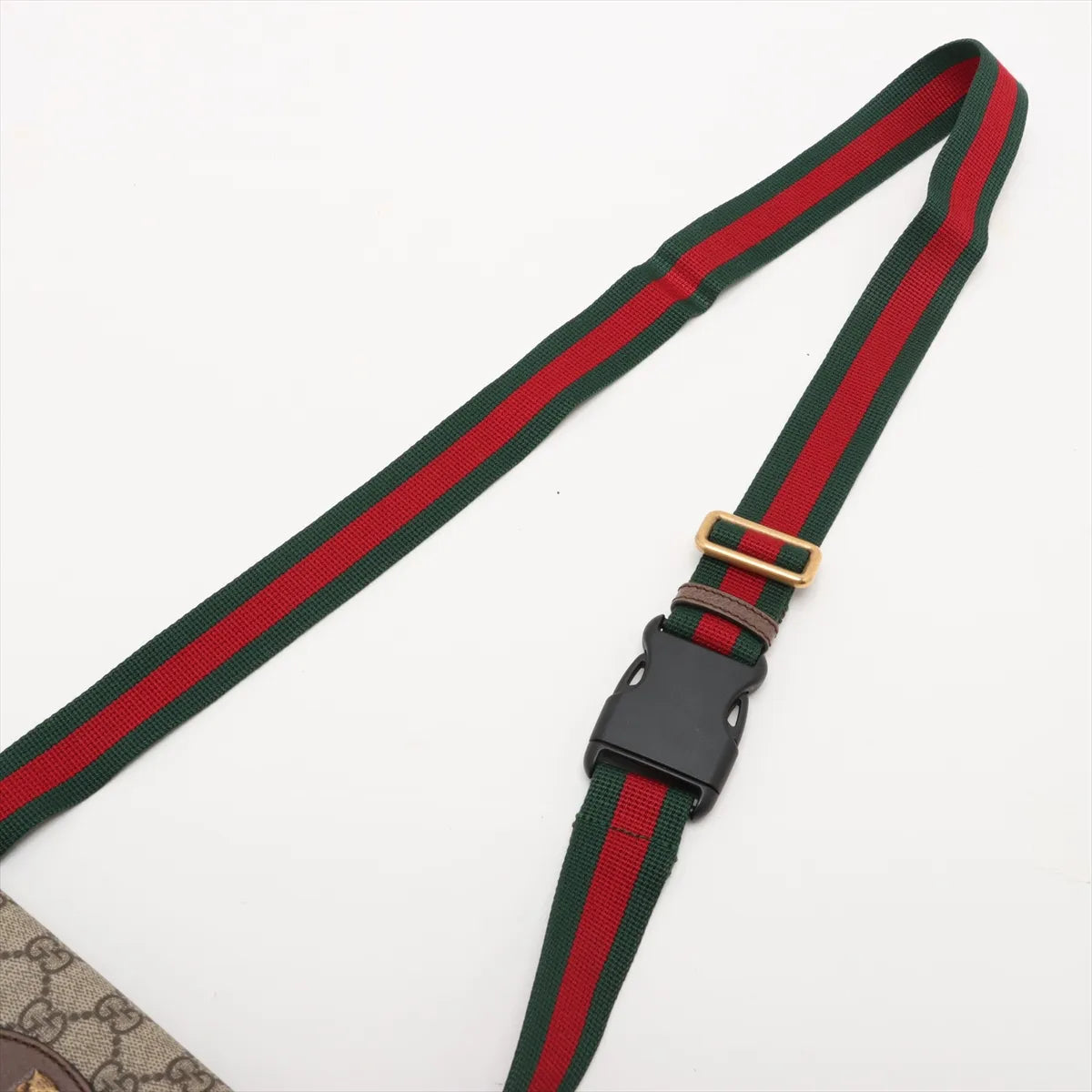 Gucci GG Supreme Leather Waist Bag Beige