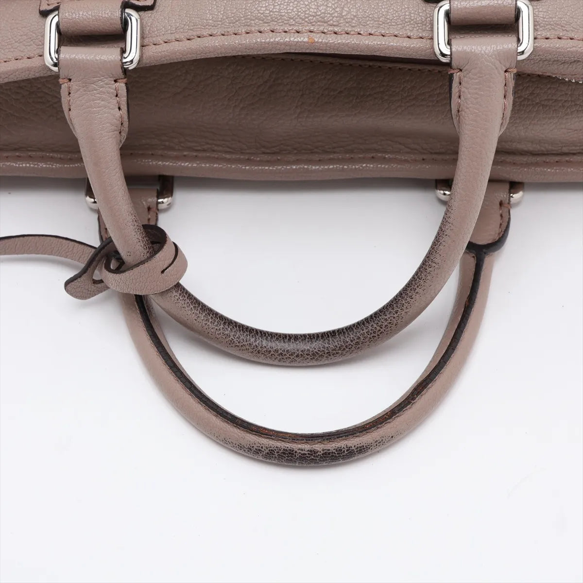 Loewe Amazona 28 Leather Handbag Beige