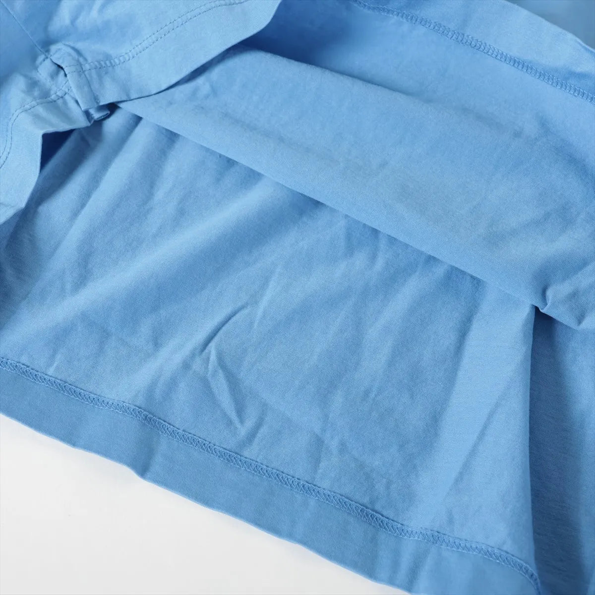 Prada Cotton Polo Shirt Blue