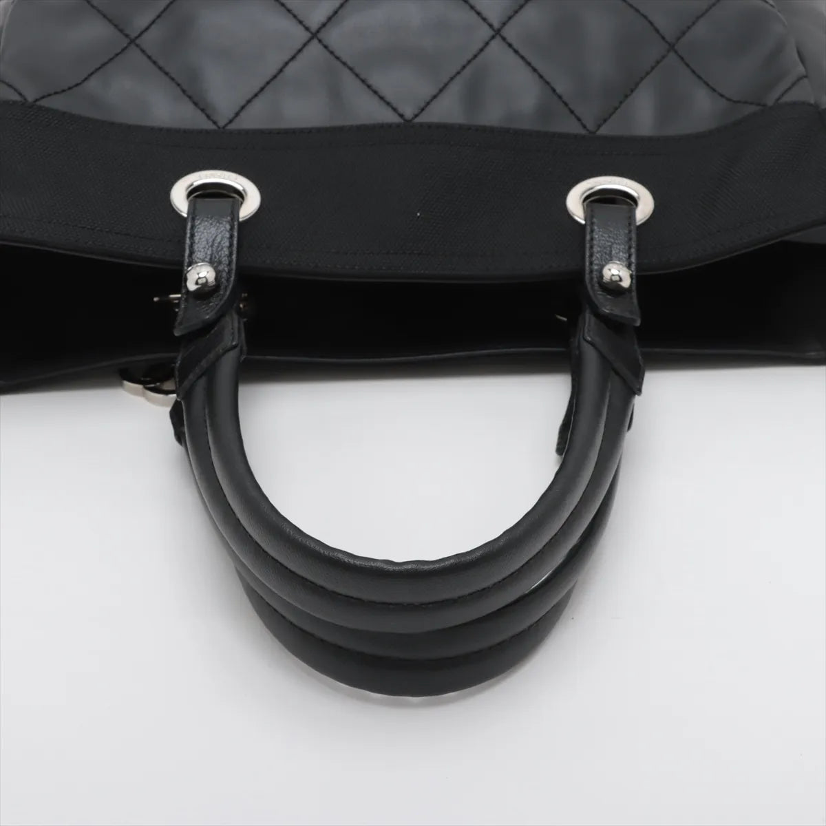 Chanel Matelasse Paris Biarritz MM Tote Bag Black