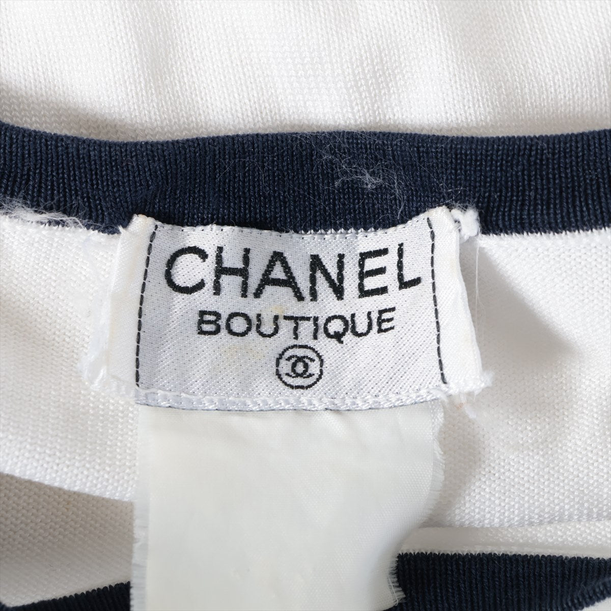 Chanel White and Black Pocket Shirt