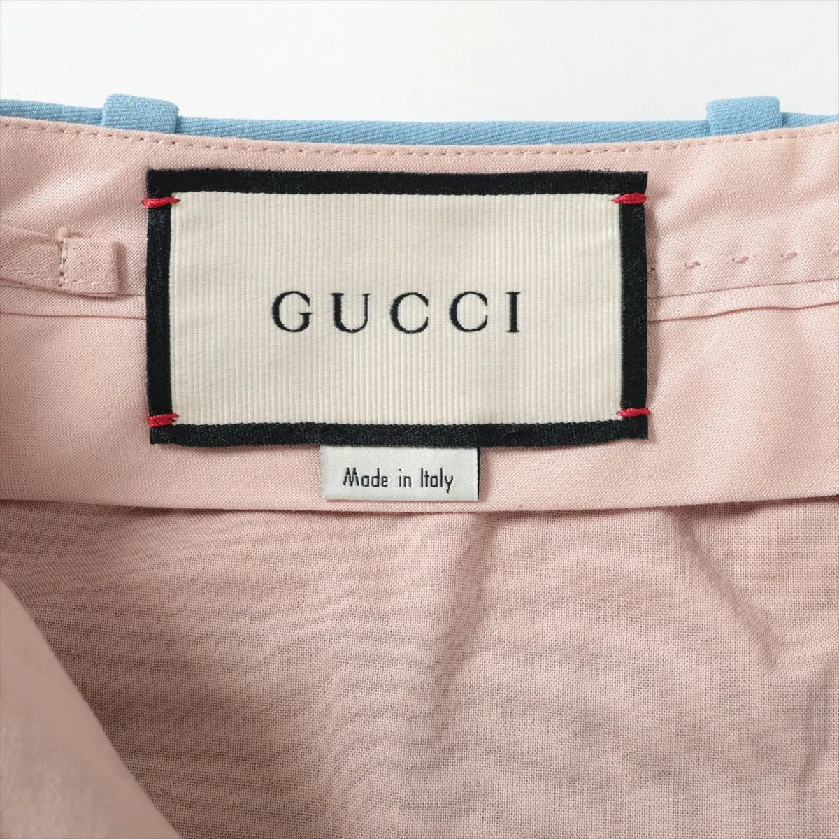 Gucci Interlocking G Wool Slacks Light Blue