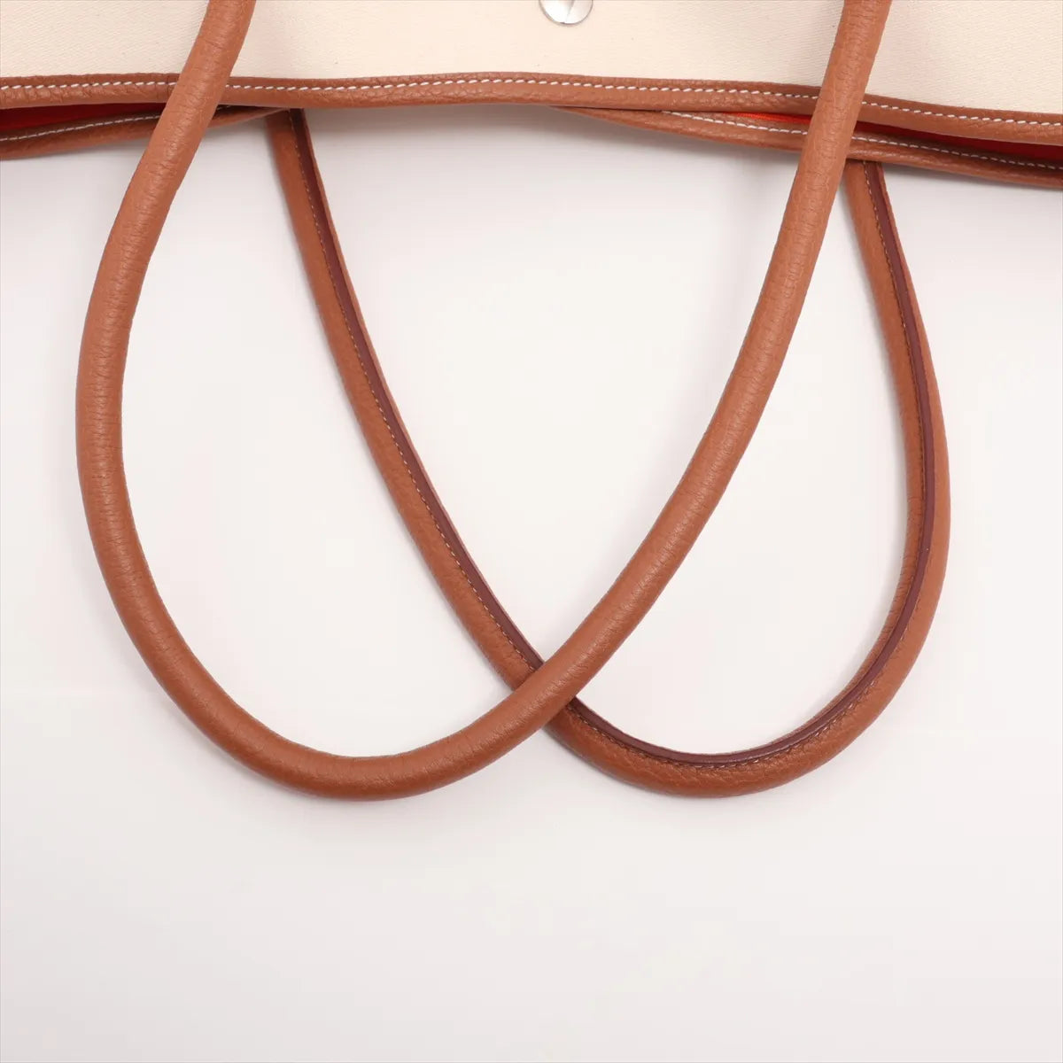 Hermès Garden Party TGM Tote Bag Beige x Red x Orange
