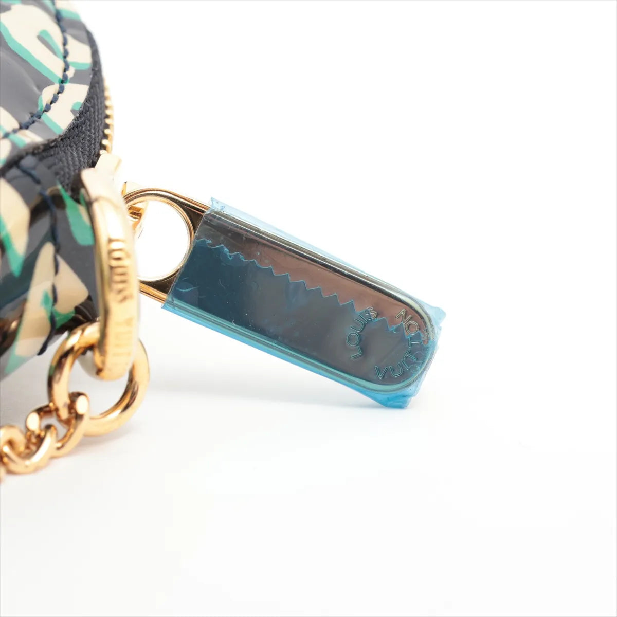 Louis Vuitton Vernis Leopard Heart Coin Purse Black