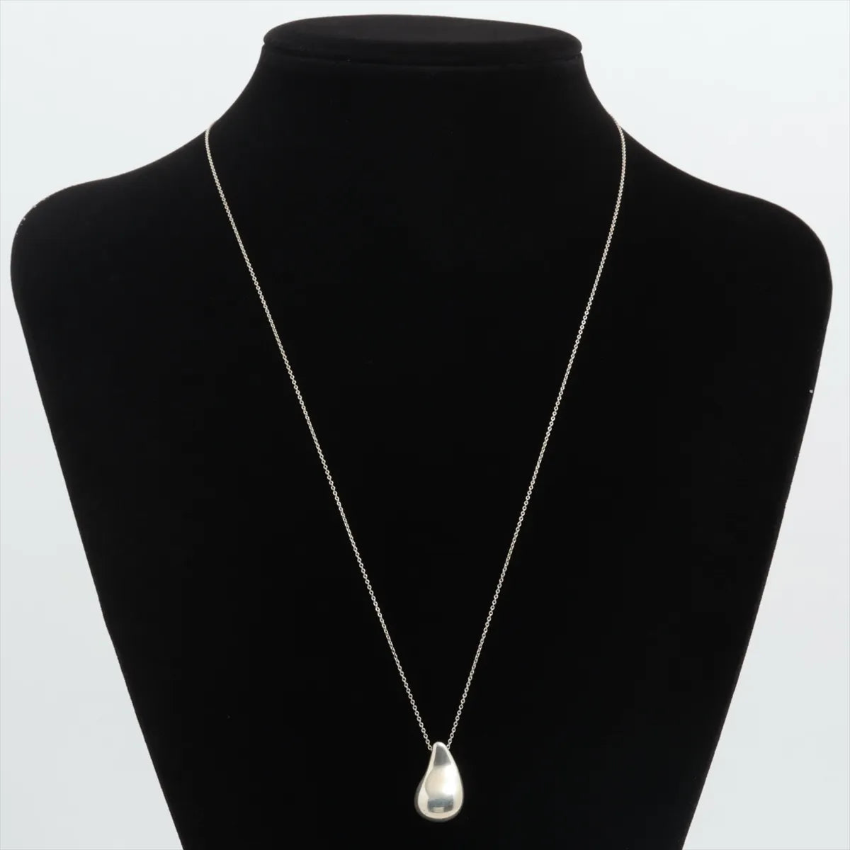 Tiffany & Co. Teardrop Pendant Necklace Silver