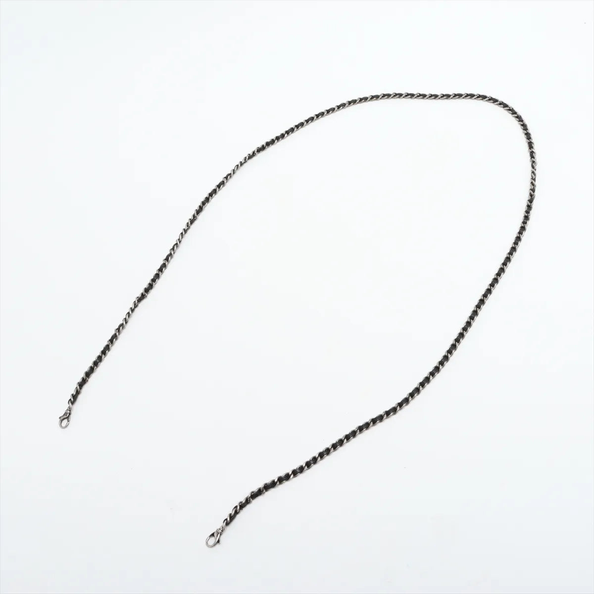 Chanel Boy CC Logo Caviar Skin Chain Zippy Two-Way Wallet Black