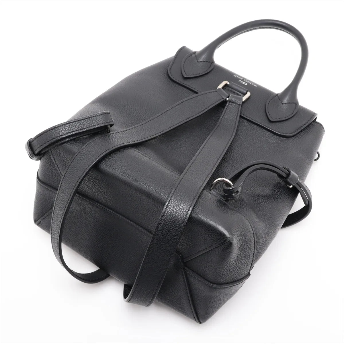 Louis Vuitton Taurillon Lockme Backpack Black