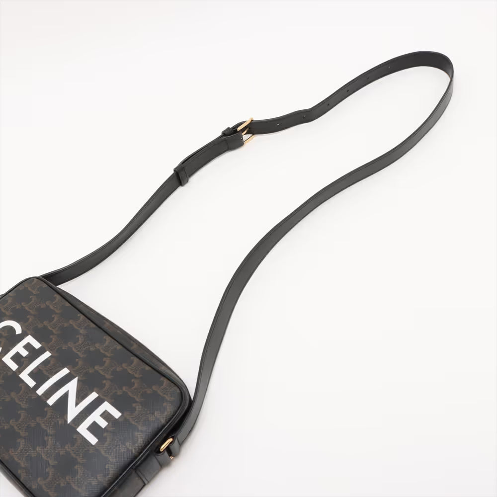 Celine Triomphe Medium Messenger Bag Black