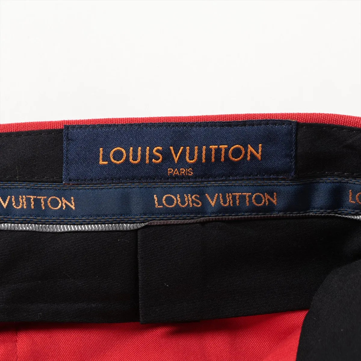 Louis Vuitton Mohair Pants Red