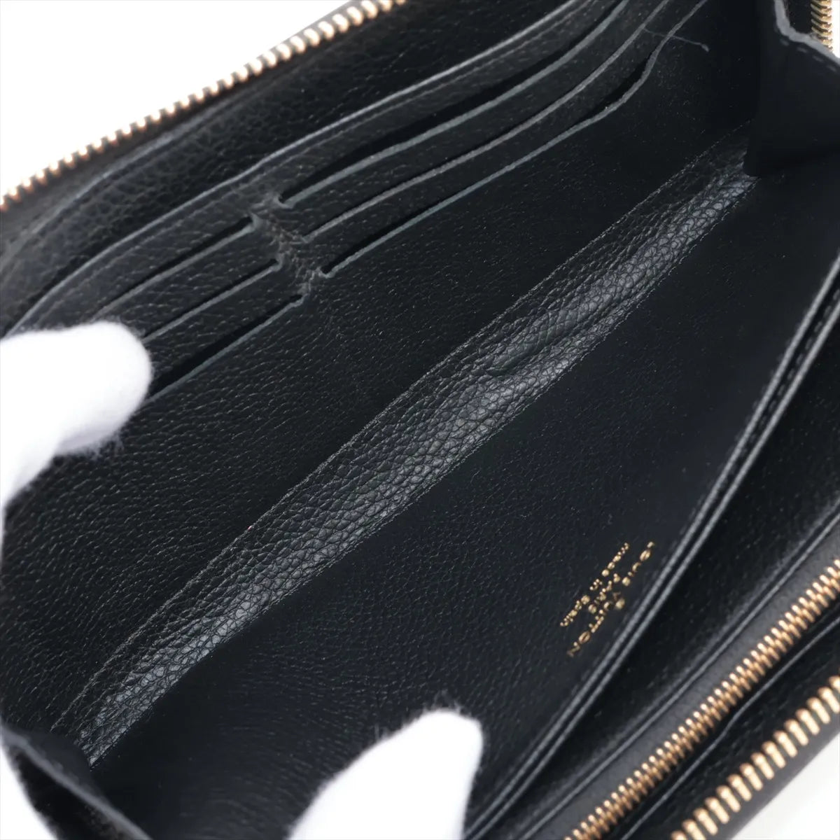 Louis Vuitton Monogram Empreinte Zippy Wallet Black