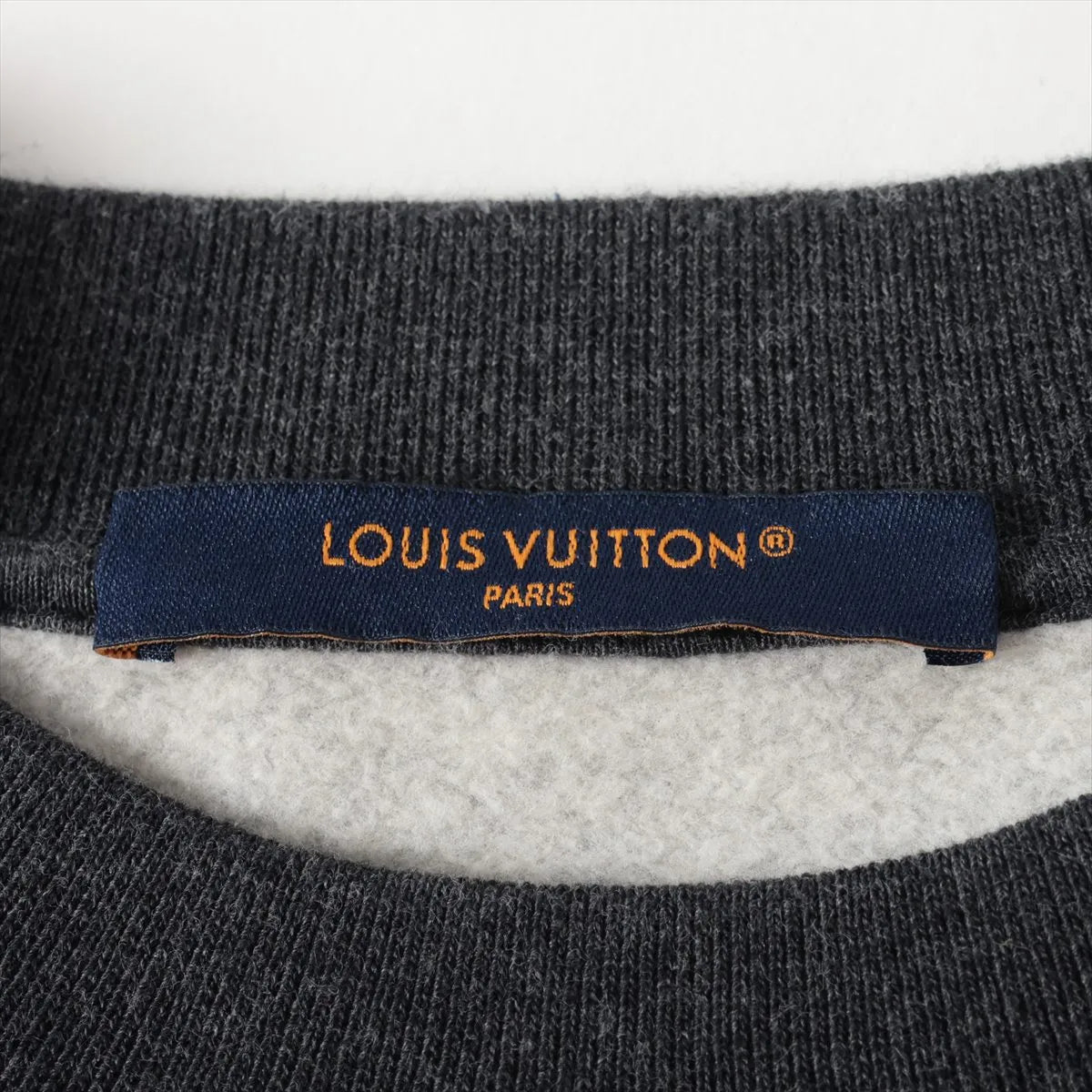 Louis Vuitton Cotton Basic Knitted Sweater Gray