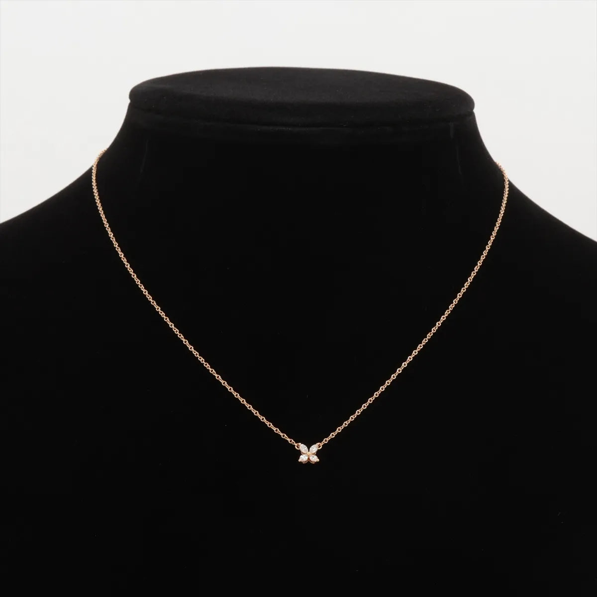 Tiffany & Co. Victoria Mini Diamond Necklace Yellow Gold