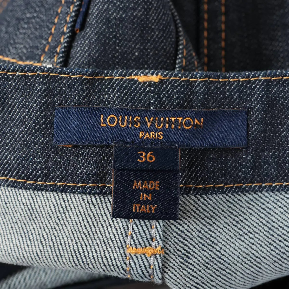 Louis Vuitton Cotton Denim Pant Blue Indigo
