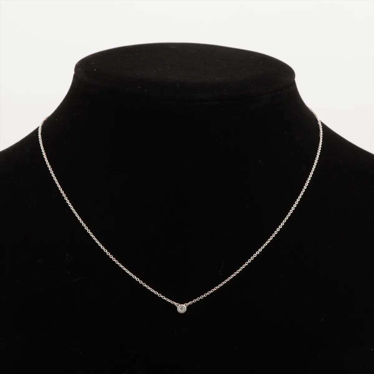 Tiffany & Co. By the Yard Diamond Necklace Silver