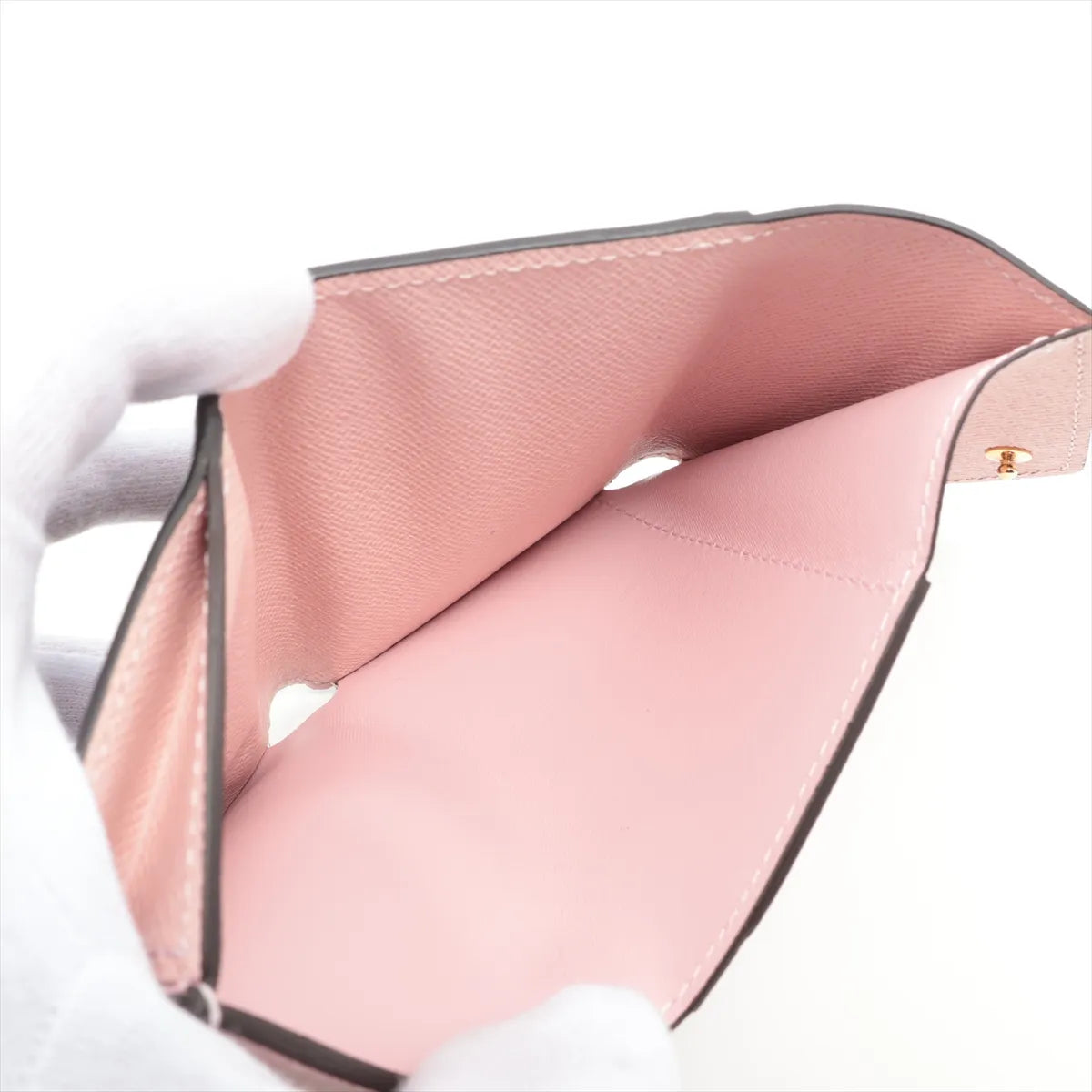 Louis Vuitton Monogram Portefeuille Zoé Compact Wallet Rose Ballerine