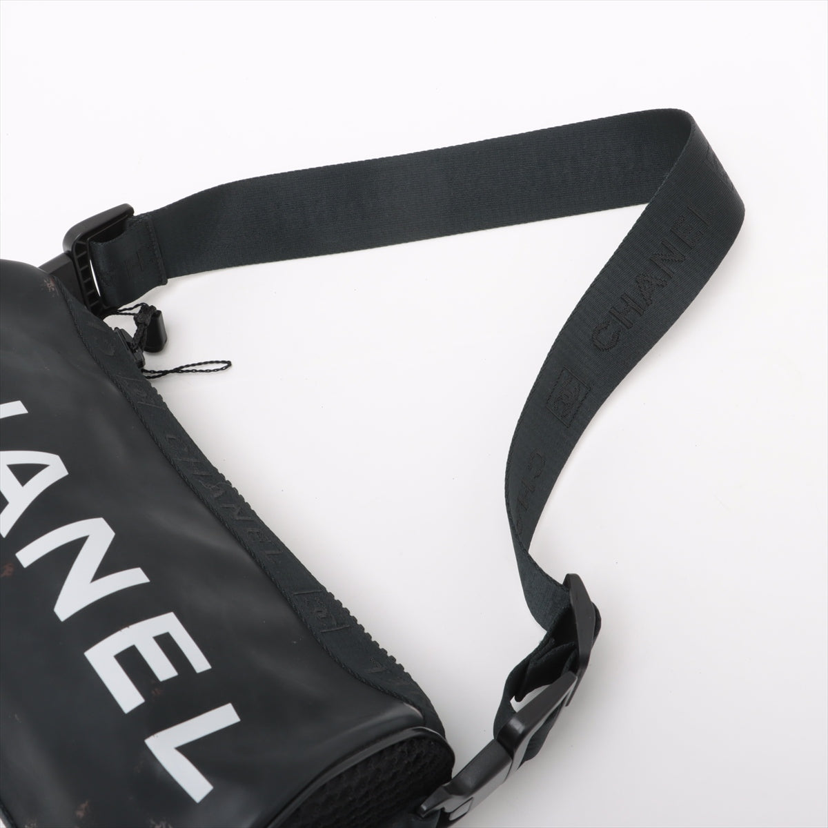 Chanel Sport Line Nylon x Rubber Sling Bag Black