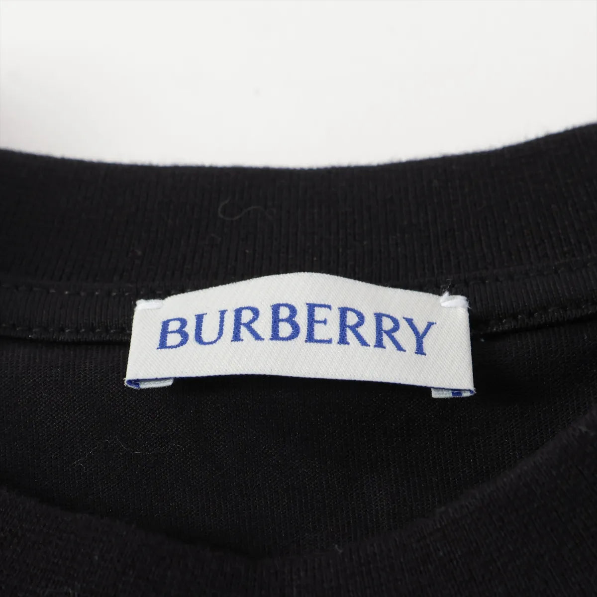 Burberry Nova Check Cotton T-shirt Black x Beige