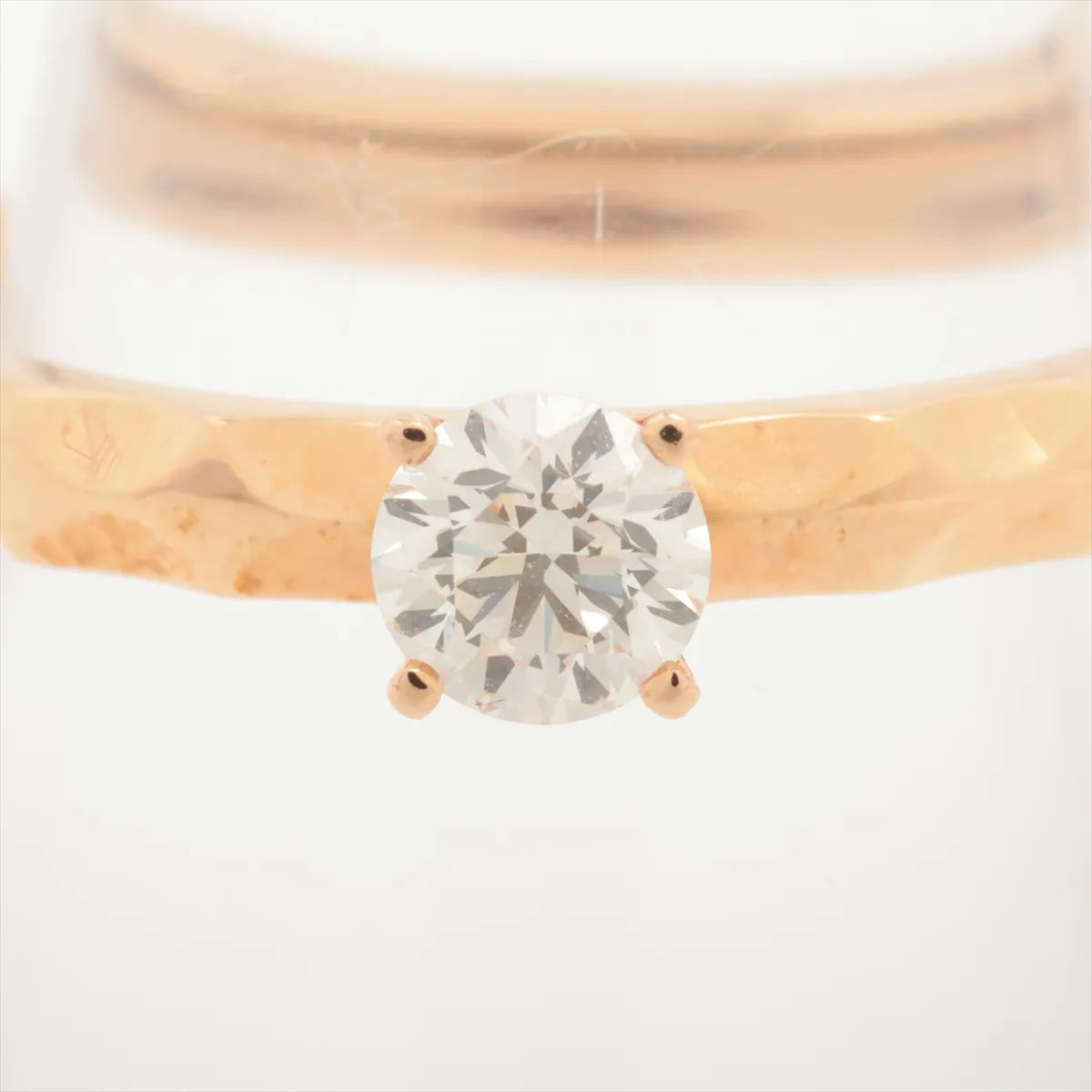 Louis Vuitton Solitaire Monogram Infini Diamond Ring Rose Gold