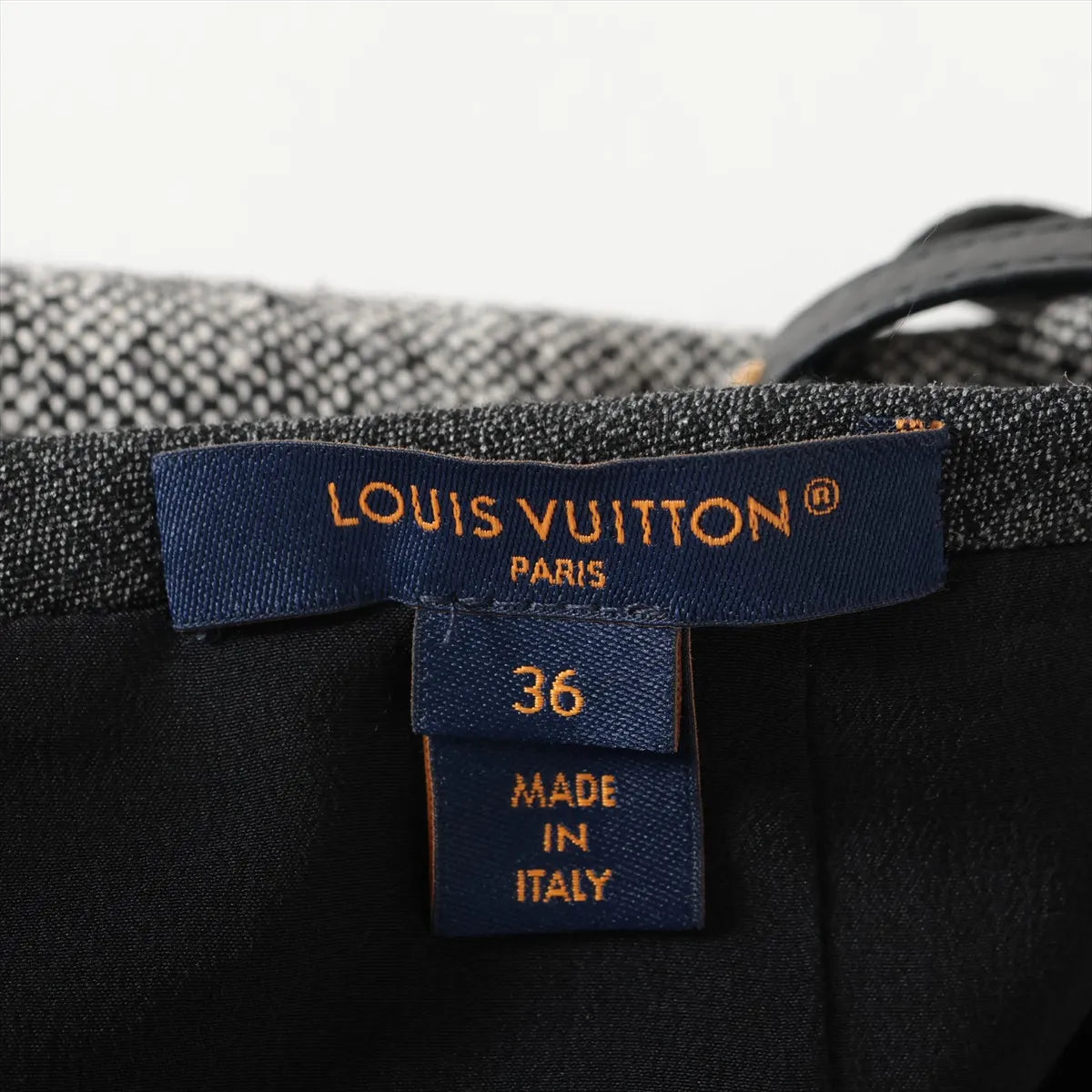Louis Vuitton Llama x Wool Skirt Gray