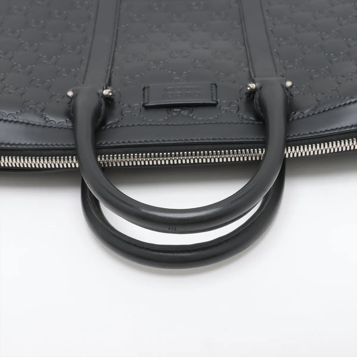 Gucci Guccissima Leather Two-Way Business Bag Black