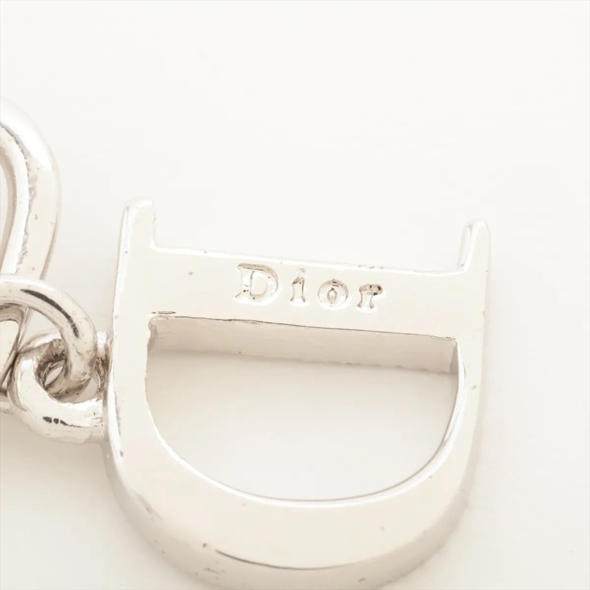 Christian Dior Heart D Logo Dangling Hook Earring