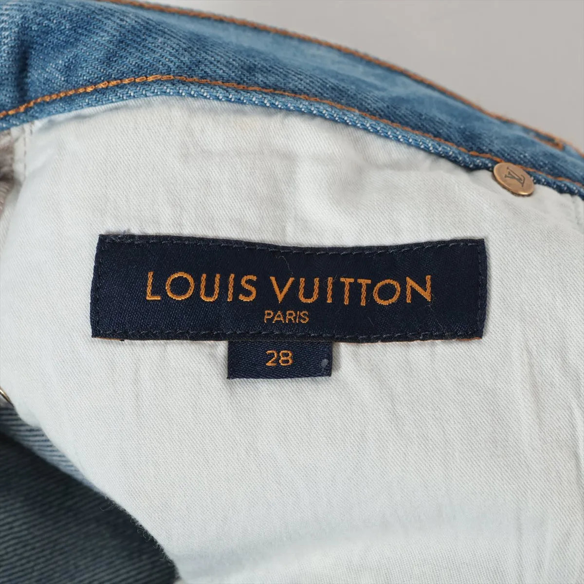 Louis Vuitton Cotton Denim Pant Blue