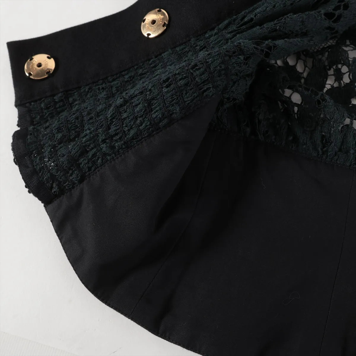 Louis Vuitton Cotton Nylon Lace Jacket Black