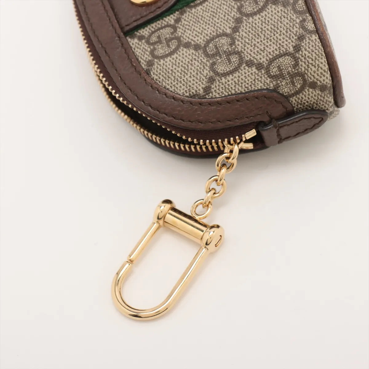 Gucci GG Supreme Leather Coin Purse Beige
