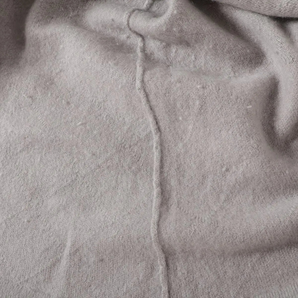 Chanel Matelasse Knit Skirt Gray