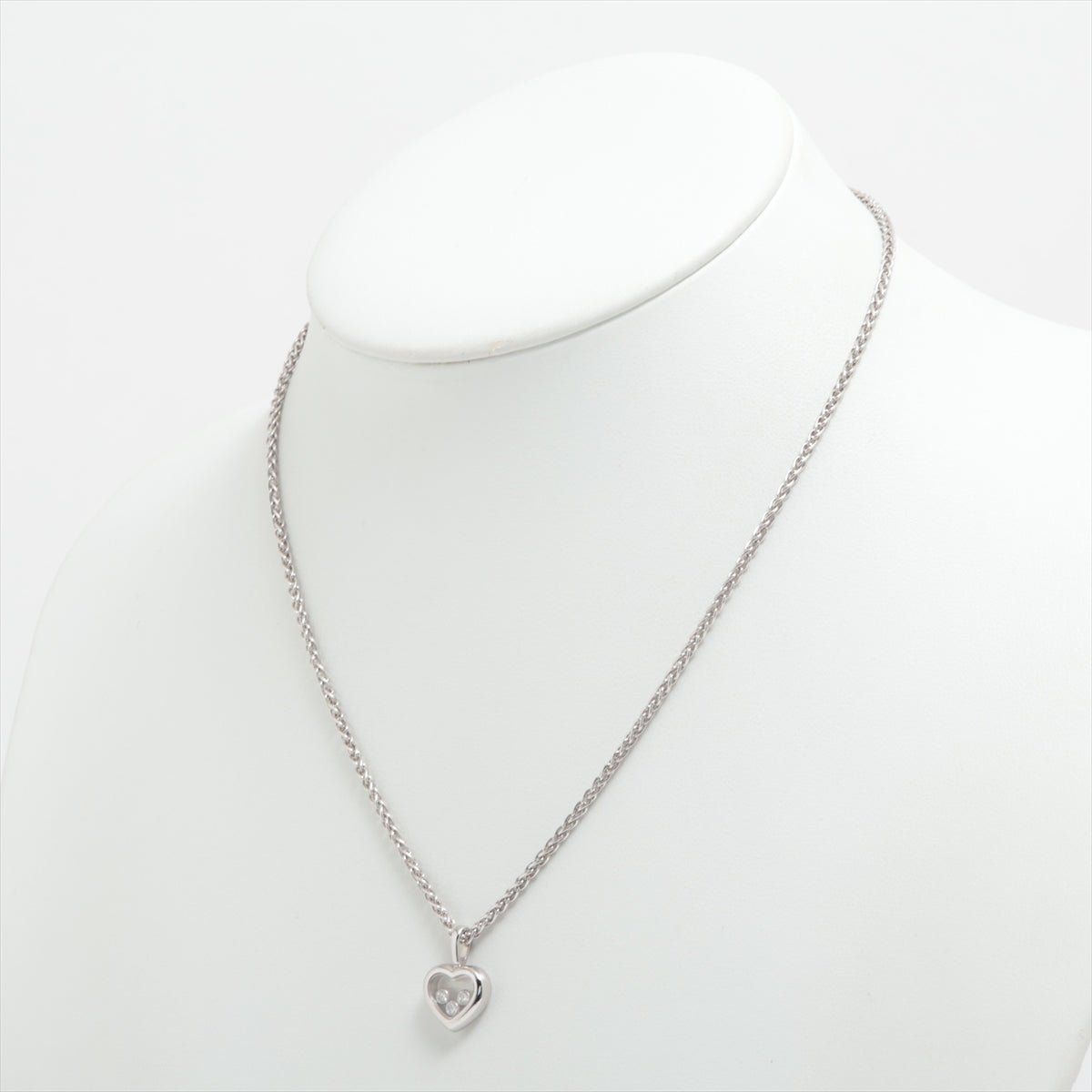 Chopard Happy Heart Diamond Necklace White Gold