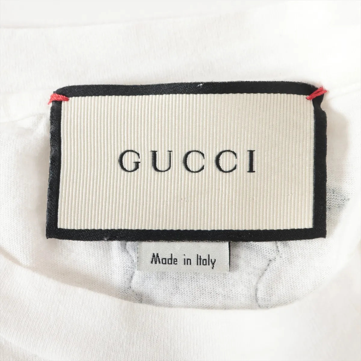 Gucci Logo Web Cotton T-shirt White
