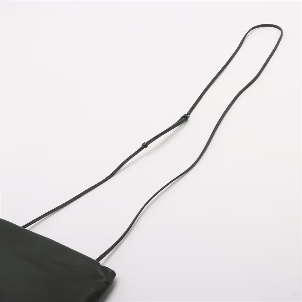 The Row Bose Leather Shoulder Bag Green